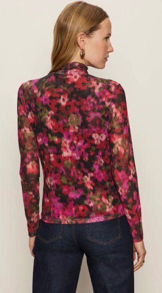 Berry Glow Semi Sheer Top