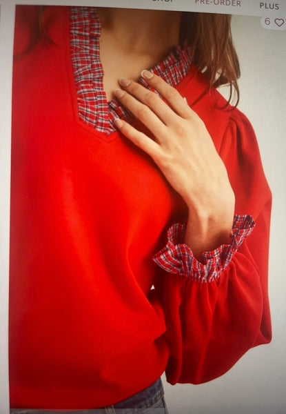 Plaid About You Top