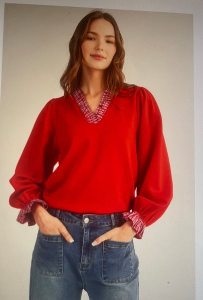 Plaid About You Top