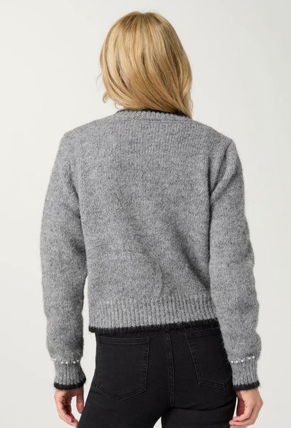 Arun Pearl Button Cardigan