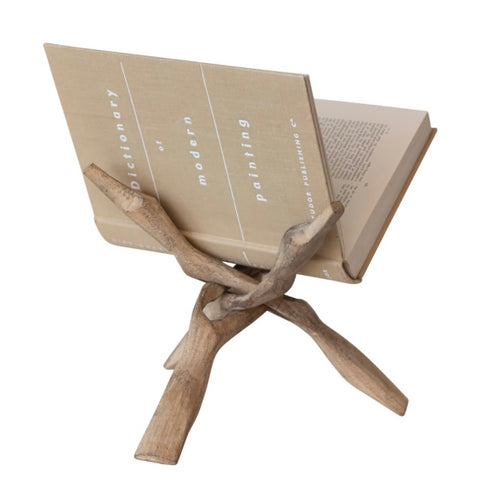 Reclaimed Wood Folding Pot Stand