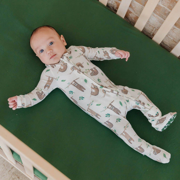 Noah Zip-Up Footie Pajama