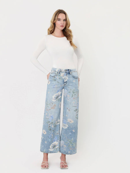 Flower Power SUPER HIGH RISE Denim