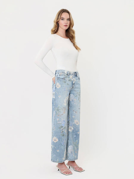 Flower Power SUPER HIGH RISE Denim