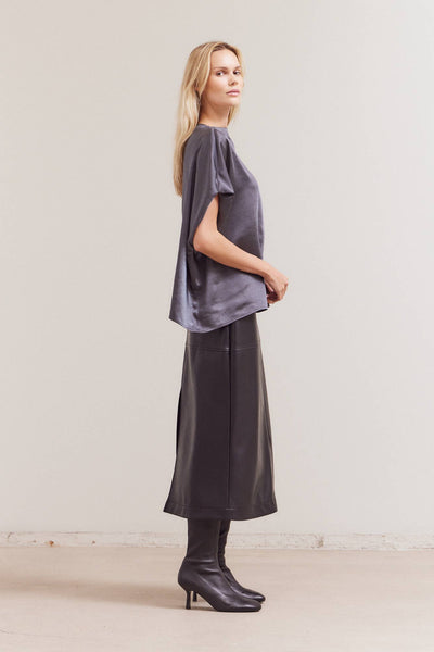 42115 - Forest DRAPED LOOSE FIT Blouse