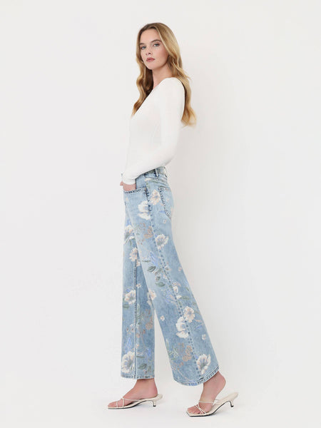Flower Power SUPER HIGH RISE Denim