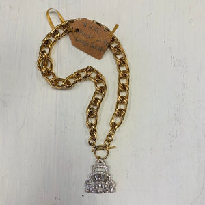 Shoe clip necklace