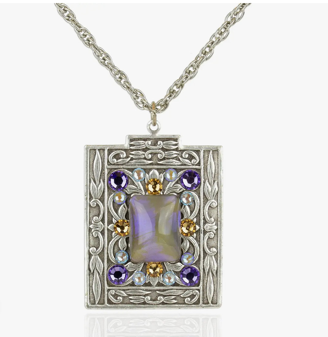 Lavender love necklace